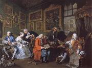 William Hogarth Marriage a la Mode i The Marriage Settlement USA oil painting artist